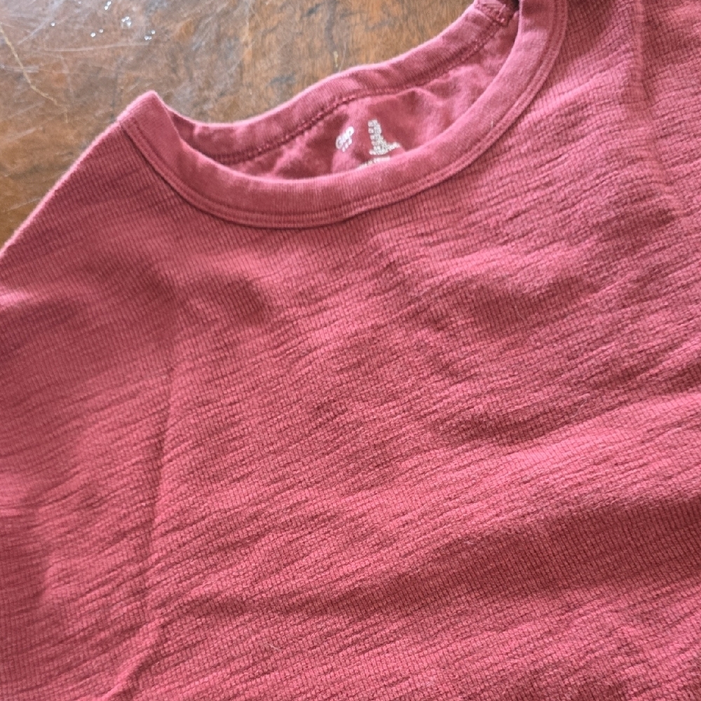 GAP Men's Burgundy Long Sleeve Tee‎ - Picture 3 of 3